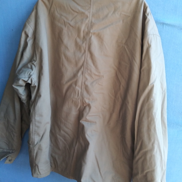 Riggs Workwear by Wrangler Men's Size XL Khaki Fleece Lined Jacket - Picture 8 of 8